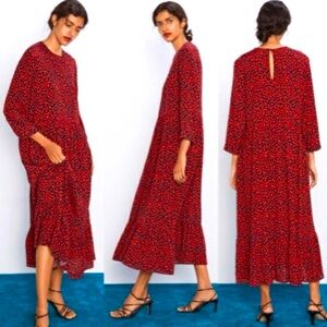 ZARA VIRAL POLKA DRESS BUT IN LEOPARD